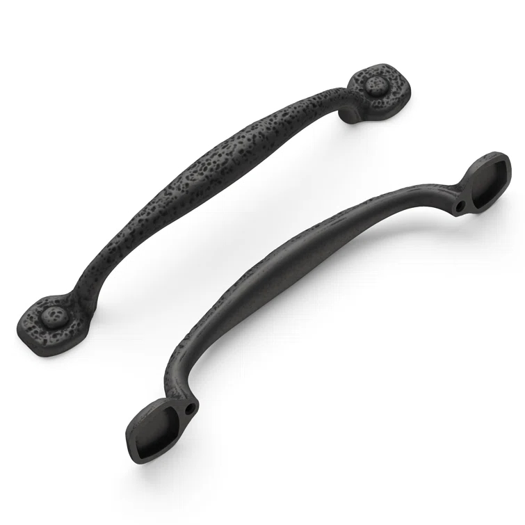 Refined Rustic Kitchen Cabinet Handles, Solid Core Drawer Pulls for Cabinet Doors