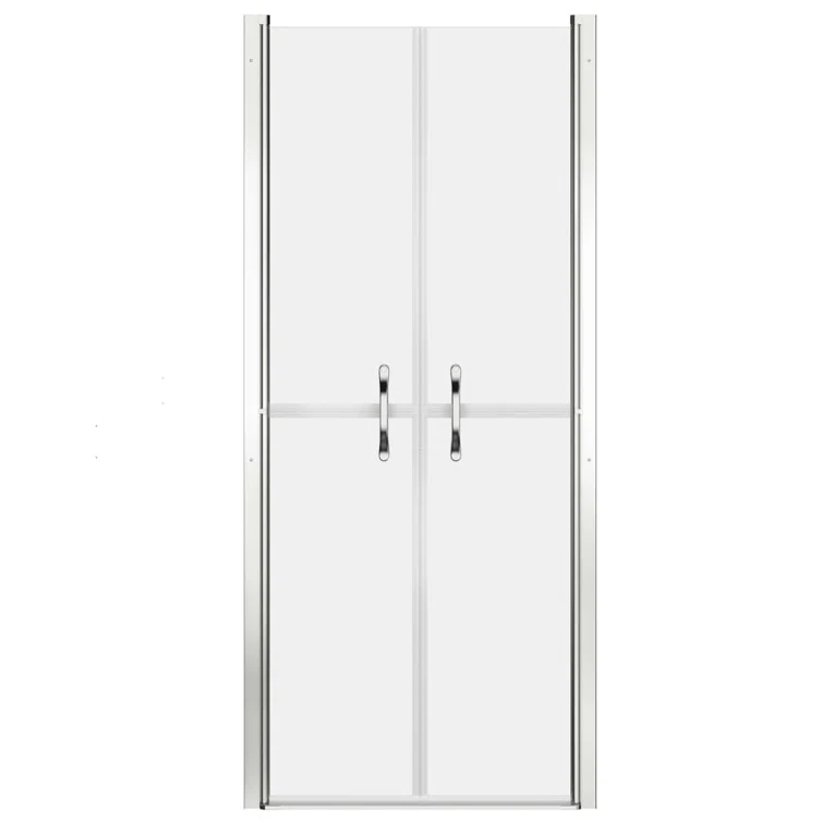 VidaXL 148796 35.8'' - W x 74.8'' H Double Sliding Door Framed Shower Door with