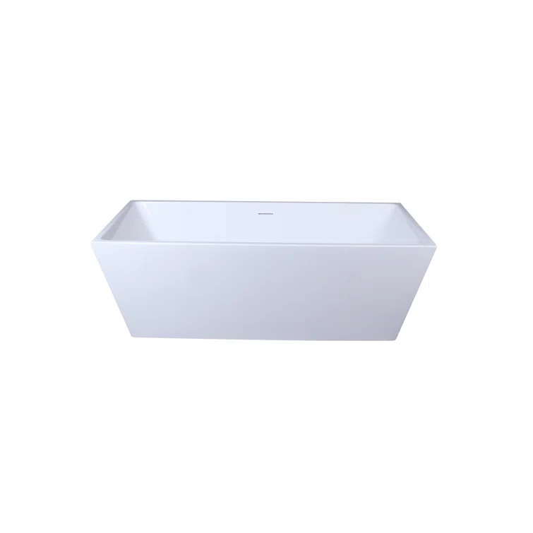 Turner 67'' x 31.5'' Freestanding Soaking Acrylic Bathtub