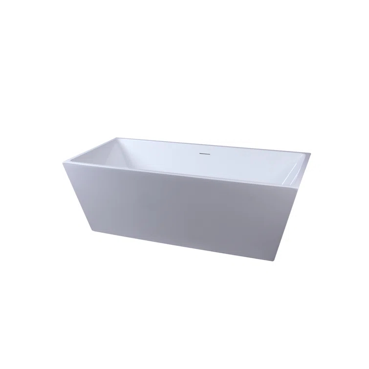 Turner 67'' x 31.5'' Freestanding Soaking Acrylic Bathtub