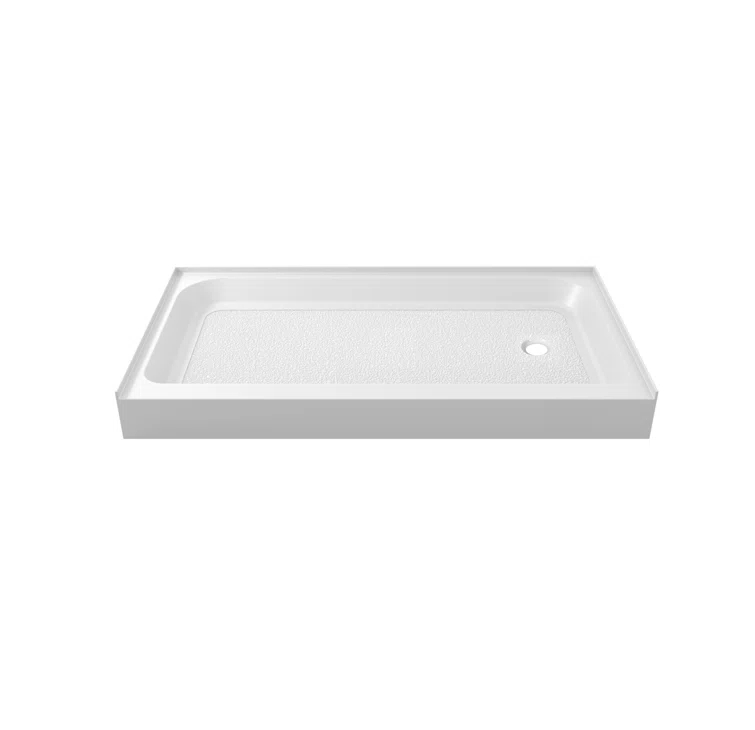 Laredo 60'' W 36'' D Rectangular Single Shower Base