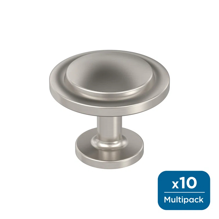 Loop 1-3/16 Inch Diameter Round Knob Multipack
