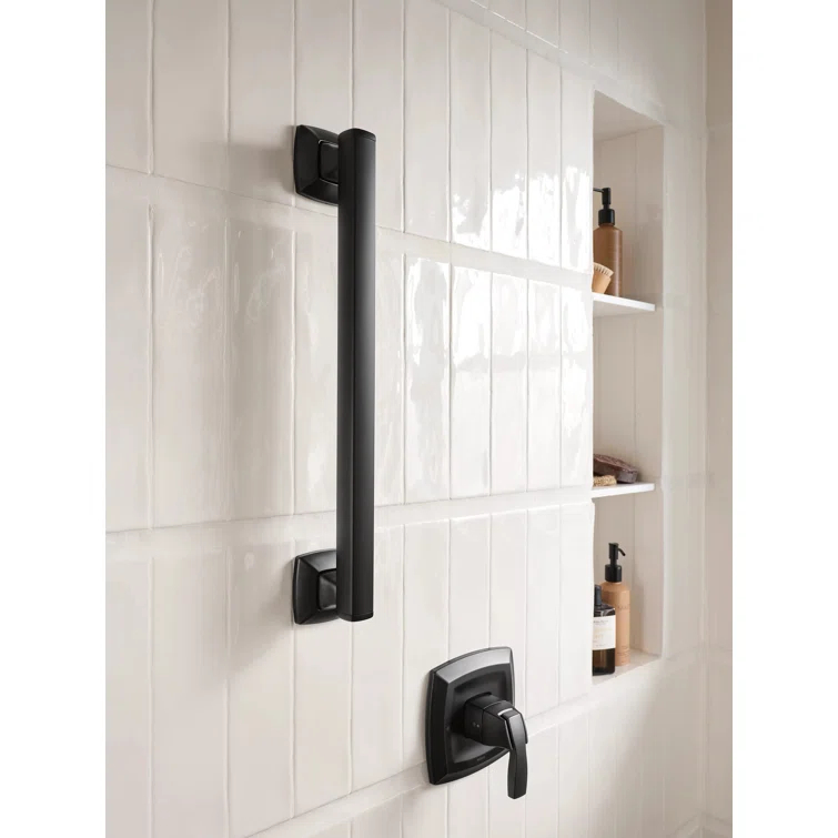 Moen Voss Stainless Steel Transitional Bathroom Grab Bar