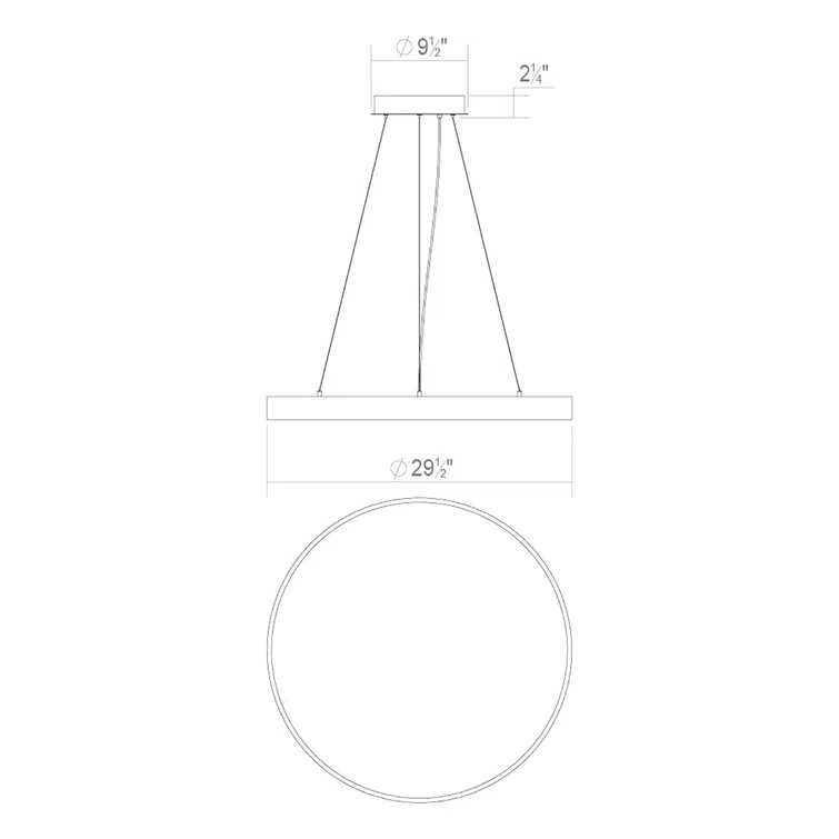 Pi 1 - Light LED Single Pendant