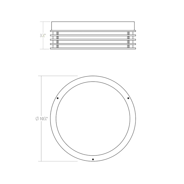 Marue Acrylic LED Flush Mount