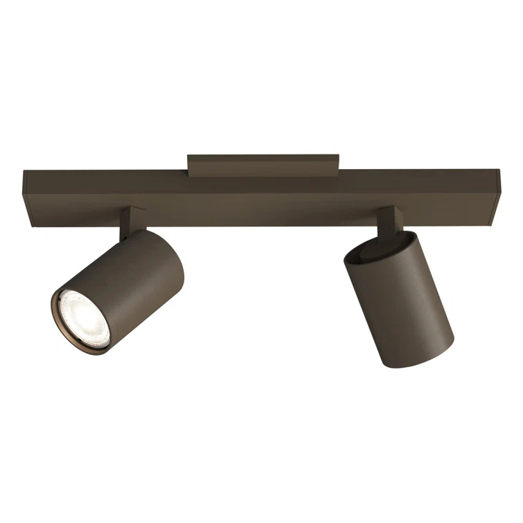 Astro Ascoli Twin Indoor Spotlight (Matt Black) - Dry Rated - GU10 Lamp, Designed in Britain - 1286118-3 Years Guarantee