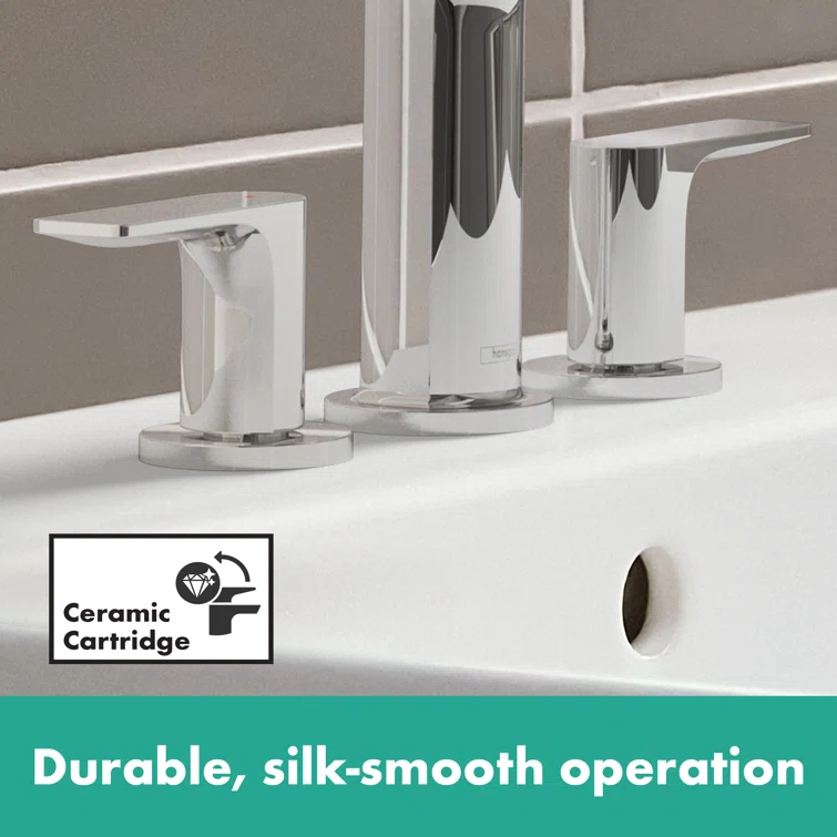 Rebris E Widespread Bathroom Faucet