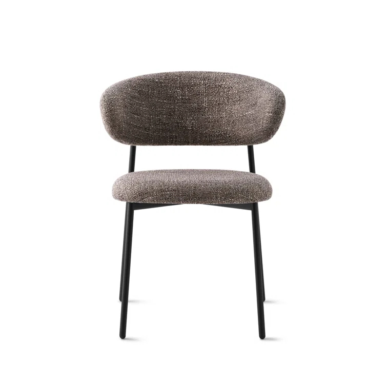 Oleandro Upholstered Chair with Metal Base