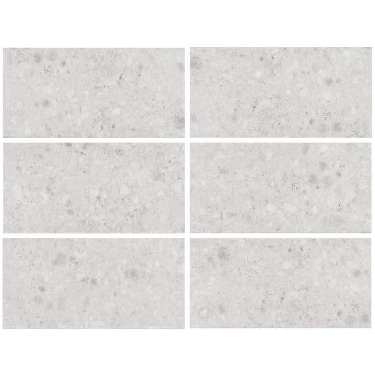 Stonehenge Rizzo LVT 12MIL 12" W x 24" L Terrazzo Look Glue Down Luxury Vinyl Tile