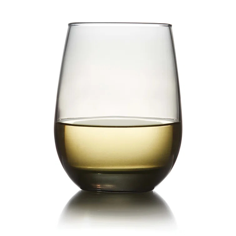 Classic Libbey All-Purpose Stemless Wine Glasses