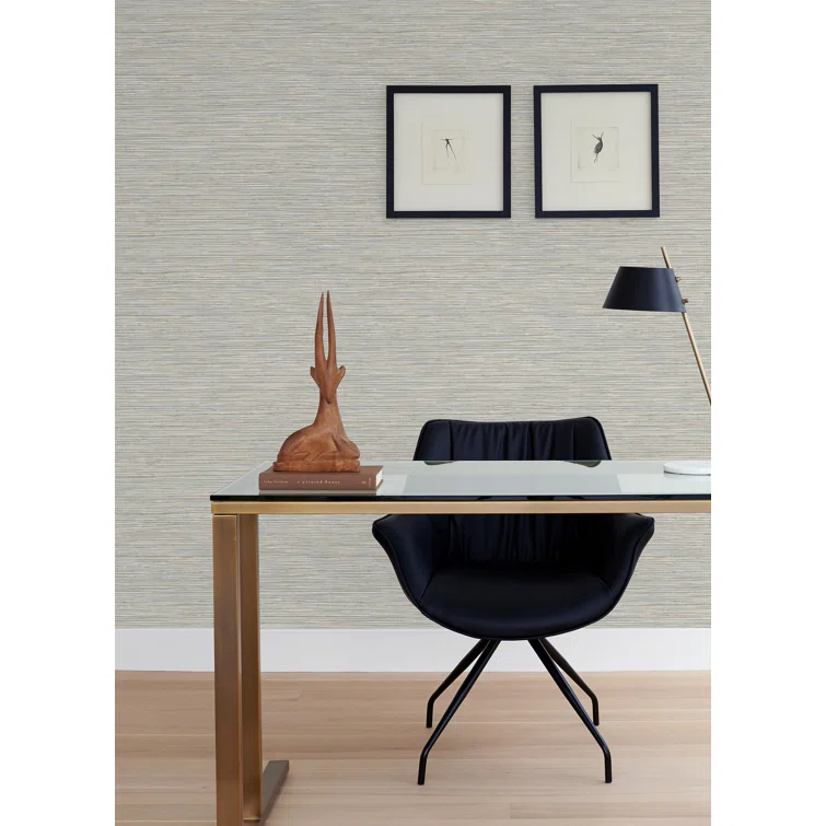Dimensional Grasscloth Peel and Stick Wallpaper