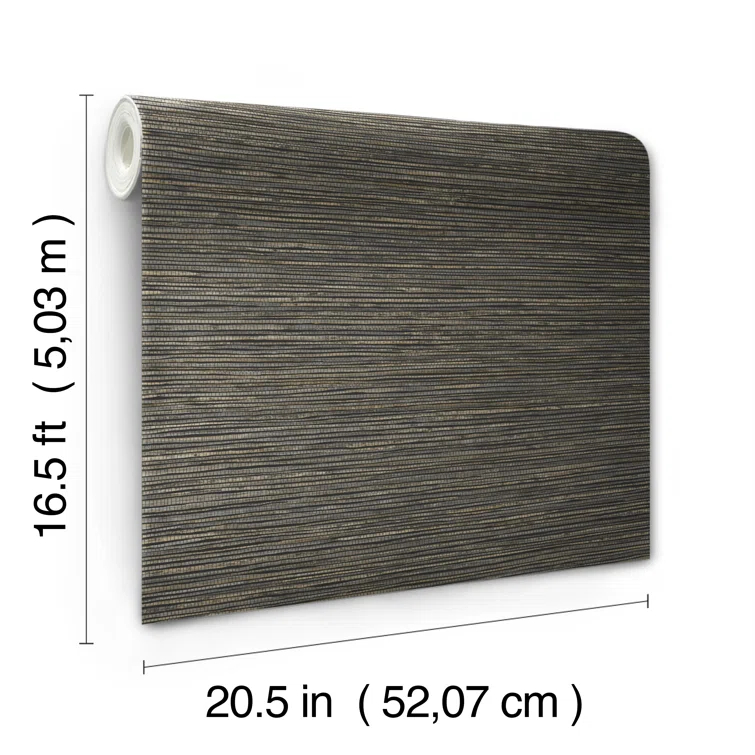 Dimensional Grasscloth Peel and Stick Wallpaper