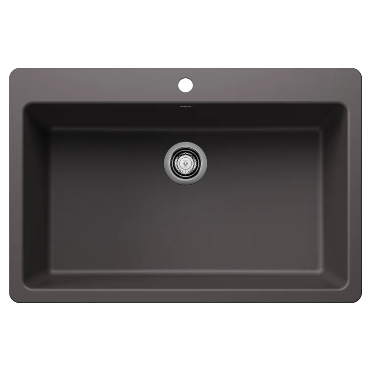 Liven SILGRANIT 33" L x 22" W Drop-In/Undermount Kitchen Sink
