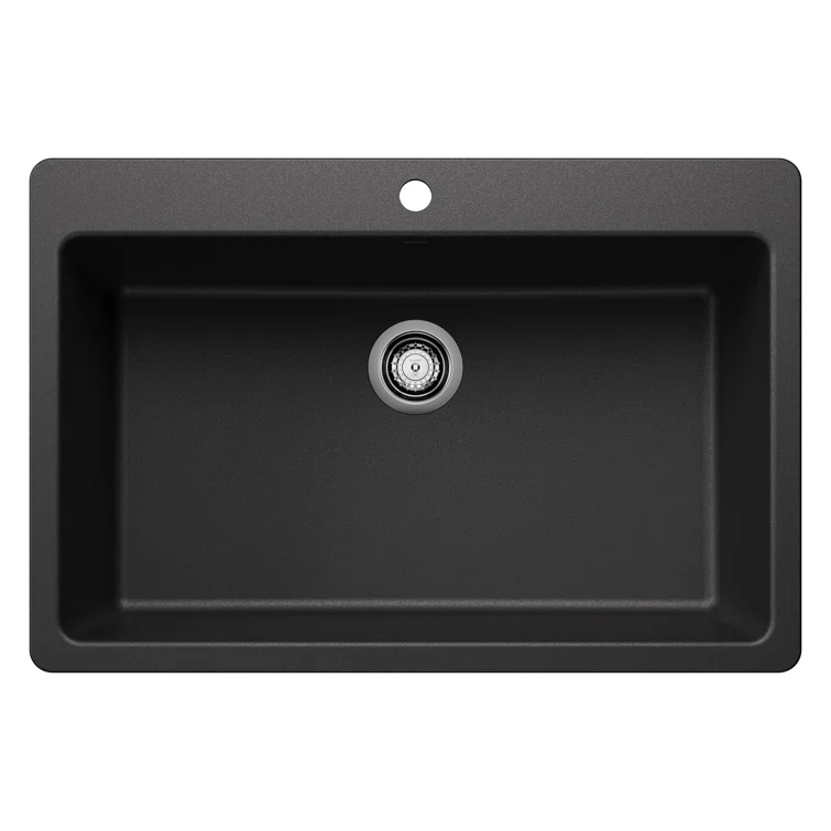 Liven SILGRANIT 33" L x 22" W Drop-In/Undermount Kitchen Sink