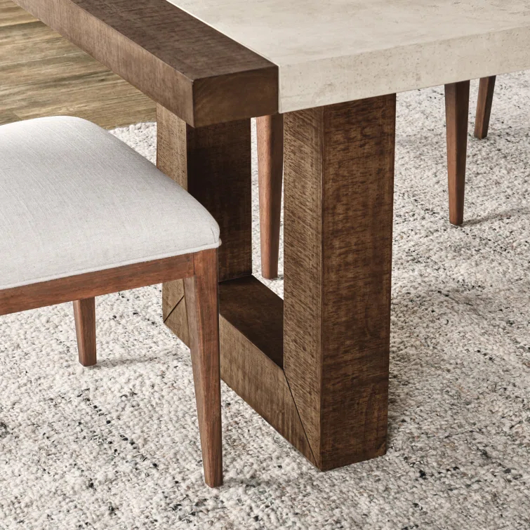 Glenwood Reclaimed Wood Farmhouse Dining Table