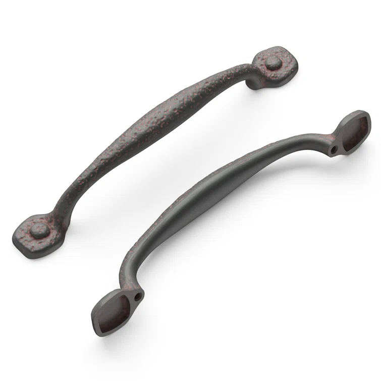 Refined Rustic Kitchen Cabinet Handles, Solid Core Drawer Pulls for Cabinet Doors