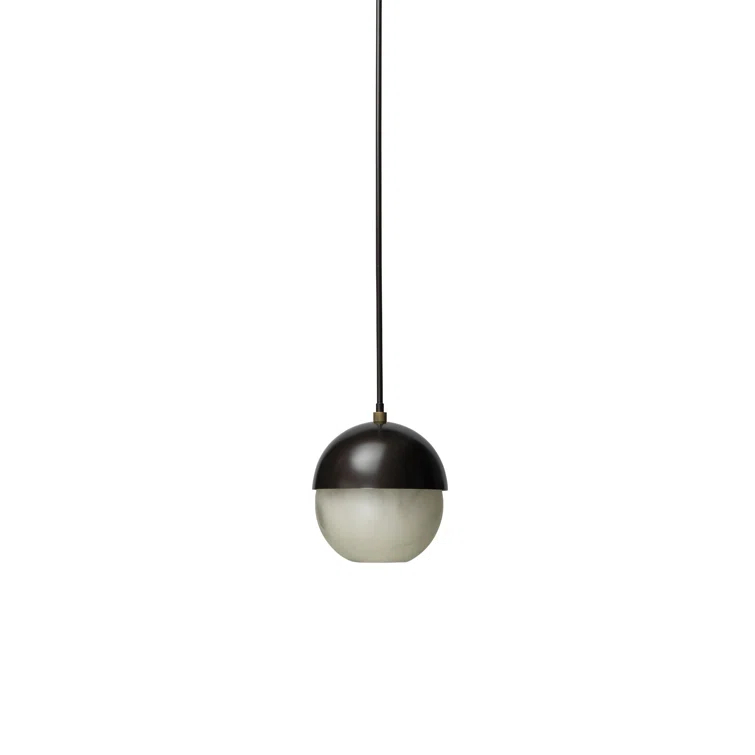 Metro 1 - Light Oil Rubbed Bronze Globe Pendant