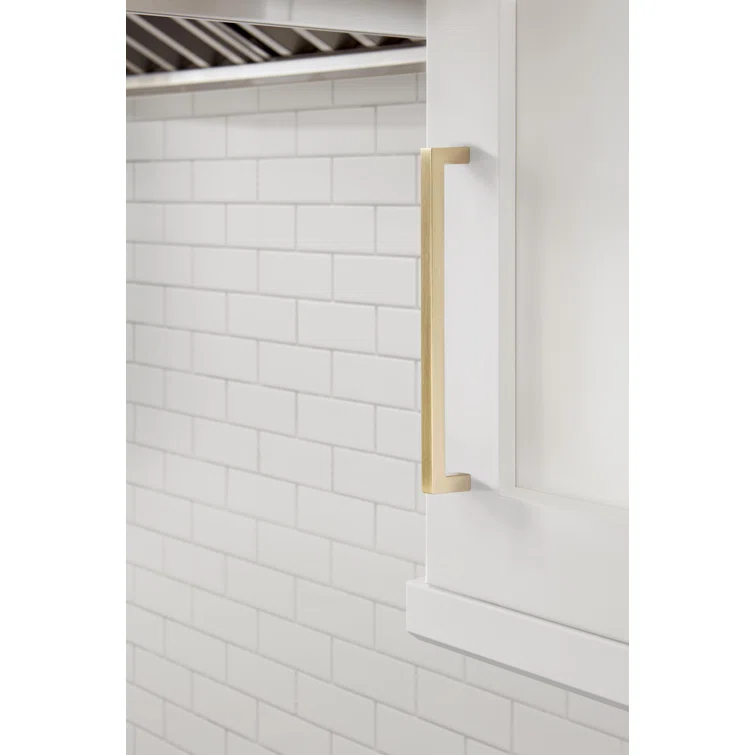 Monument 7-9/16 inch (192mm) Center-to-Center Polished Nickel Cabinet Pull