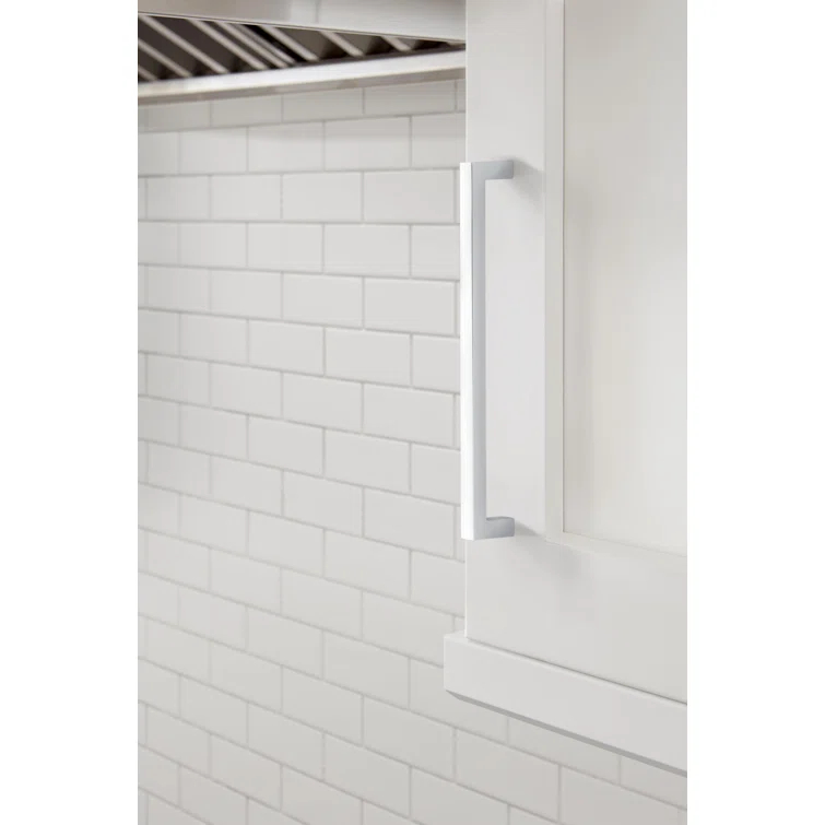 Monument 7-9/16 inch (192mm) Center-to-Center Polished Nickel Cabinet Pull