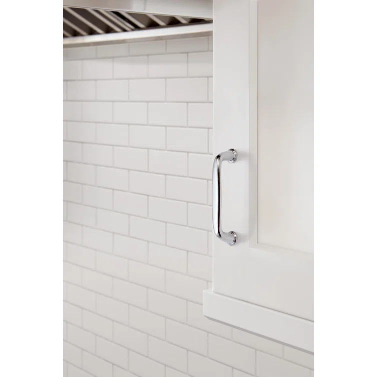 Kane 3-3/4 inch (96mm) Center-to-Center Polished Chrome Cabinet Pull