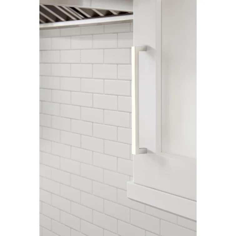 Monument 7-9/16 inch (192mm) Center-to-Center Polished Nickel Cabinet Pull
