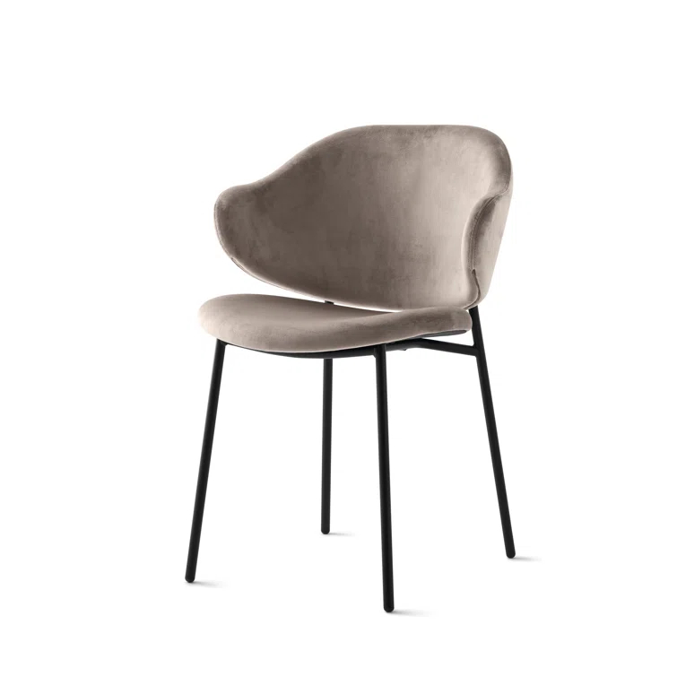 Holly Upholstered Armchair with Metal Frame
