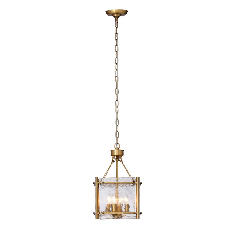 Jamie Young Company Glenn 4 - Light Dimmable Square/Rectangle Chandelier