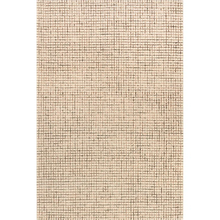 Arvin Olano x Rugs USA Melrose Checked Wool Area Rug