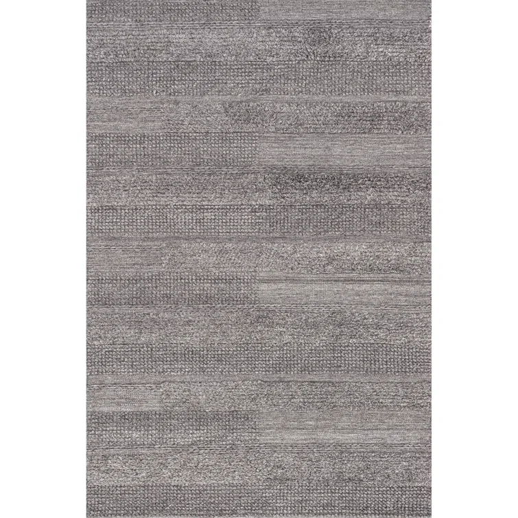 Jermund Textured Cotton-Blend Area Rug