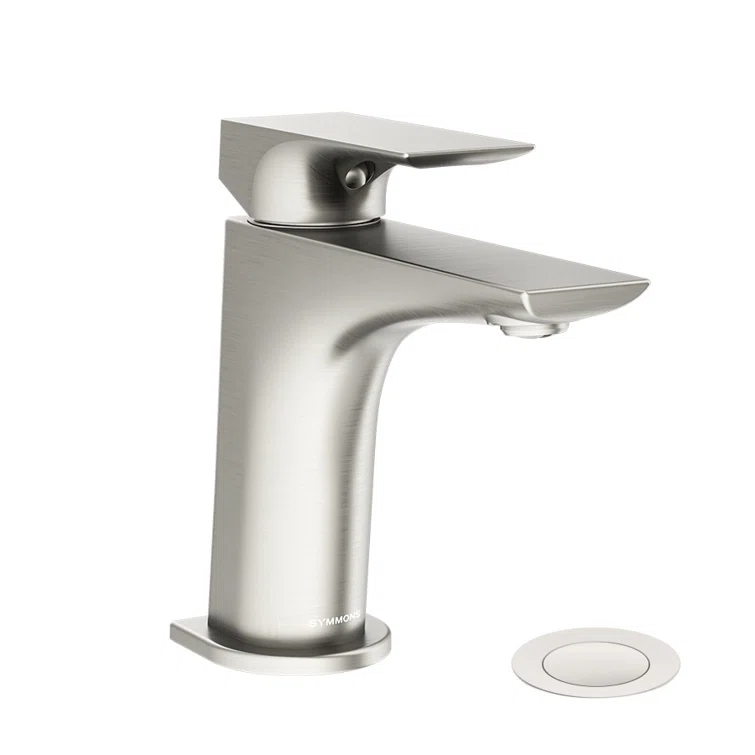 Verity Single Handle Bathroom Faucet with Push Pop Drain