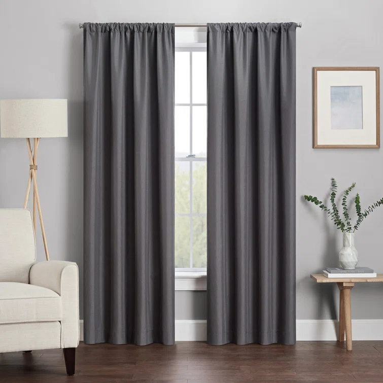 Kendall Polyester Blackout Curtain Single Panel