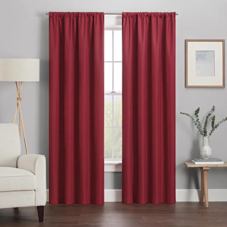 Kendall Polyester Blackout Curtain Single Panel