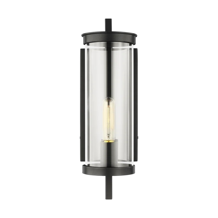 Single Light Cylinder Outdoor Wall Light