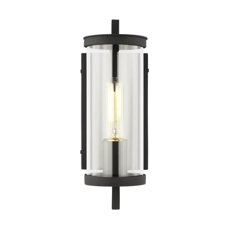 Single Light Cylinder Outdoor Wall Light