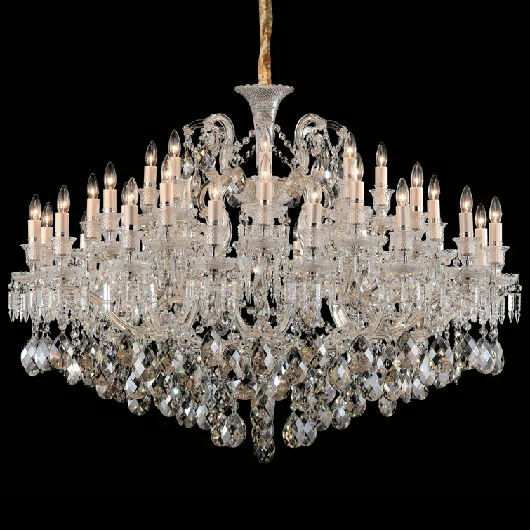 Michael Amini Chambord 37 - Light Crystal Dimmable Classic / Traditional Chandelier