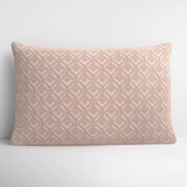Ryans Embroidered Cotton Lumbar Throw Pillow