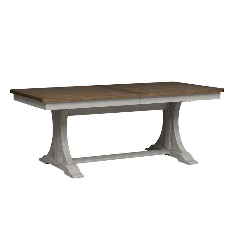 Farmhouse Reimagined Opt 5 Piece Trestle Table Set
