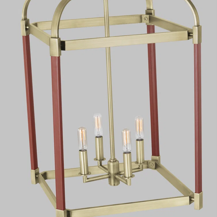 Hadley 4 - Light Dimmable Square / Rectangle Chandelier