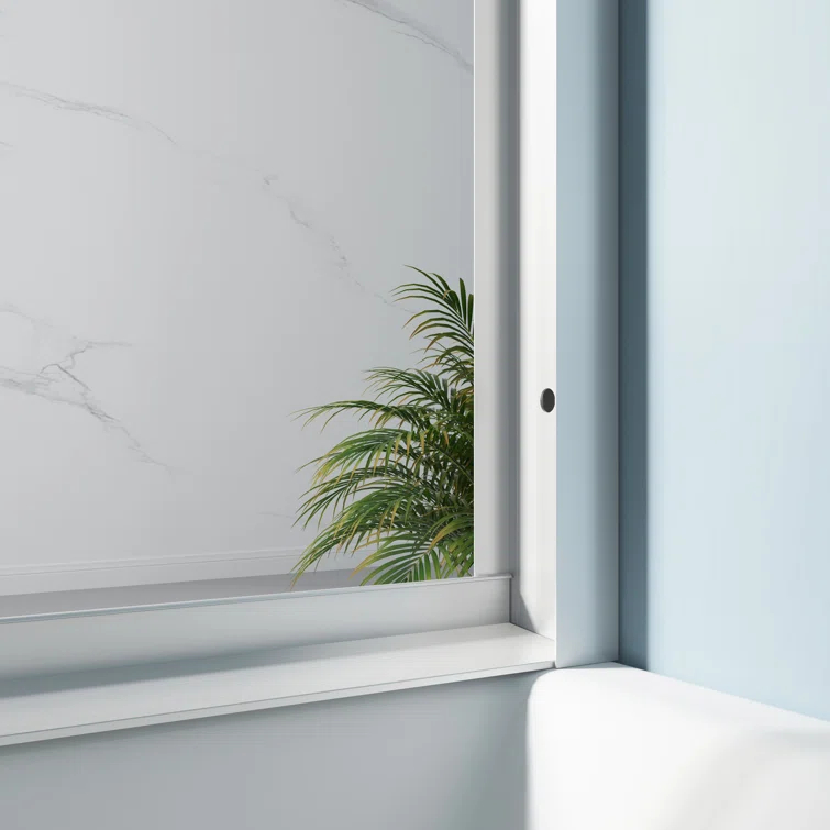 Jraty 57-60'' W x 62'' H Double Sliding Tub Door with Clear Tempered Glass