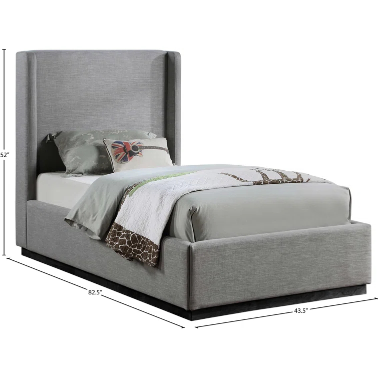 Earby Upholstered Panel Bed