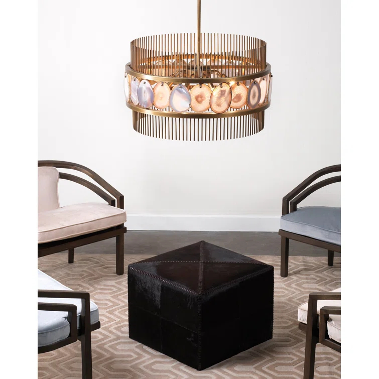 8 - Light Dimmable Round/Oval Chandelier