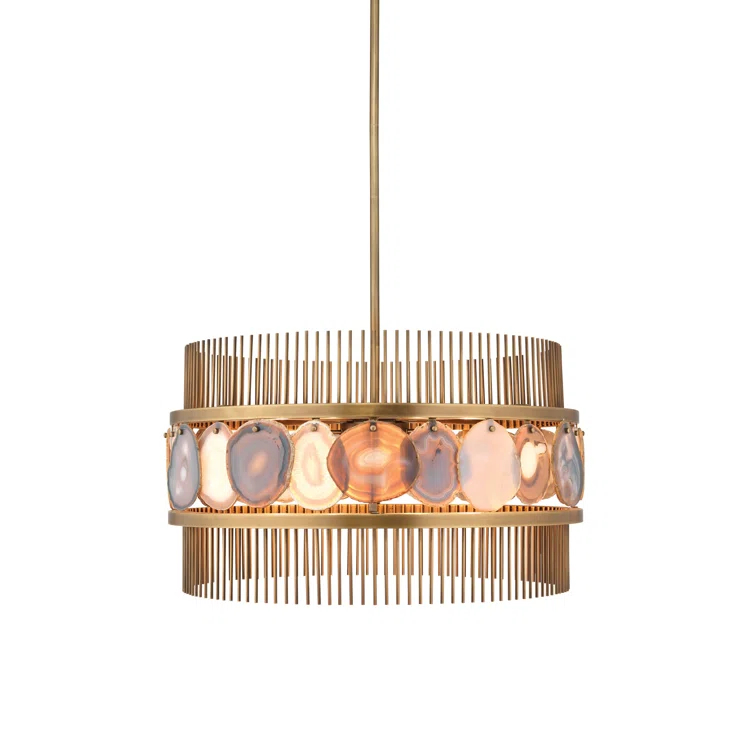 8 - Light Dimmable Round/Oval Chandelier