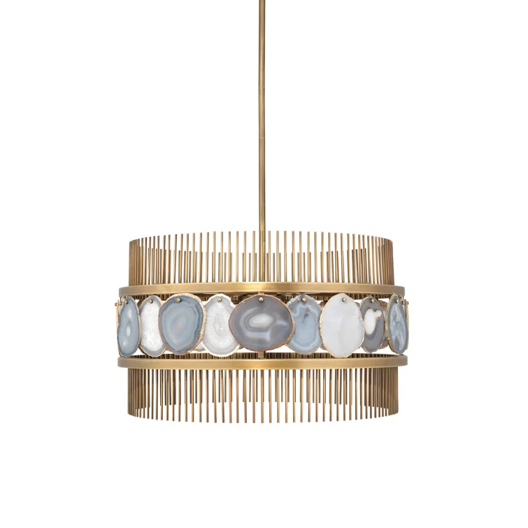 8 - Light Dimmable Round/Oval Chandelier