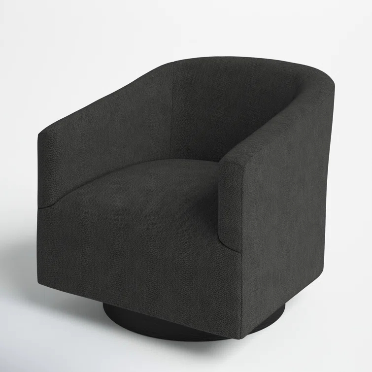 Donovan Upholstered Swivel Barrel Chair