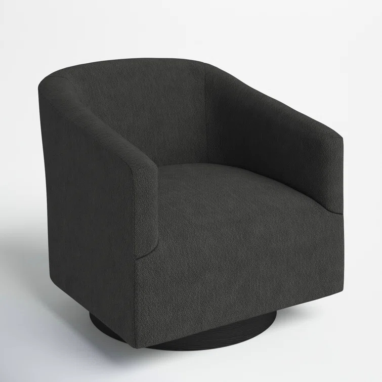 Donovan Upholstered Swivel Barrel Chair