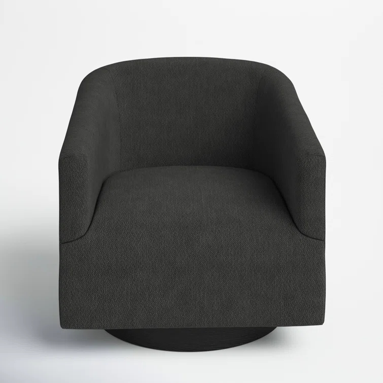 Donovan Upholstered Swivel Barrel Chair