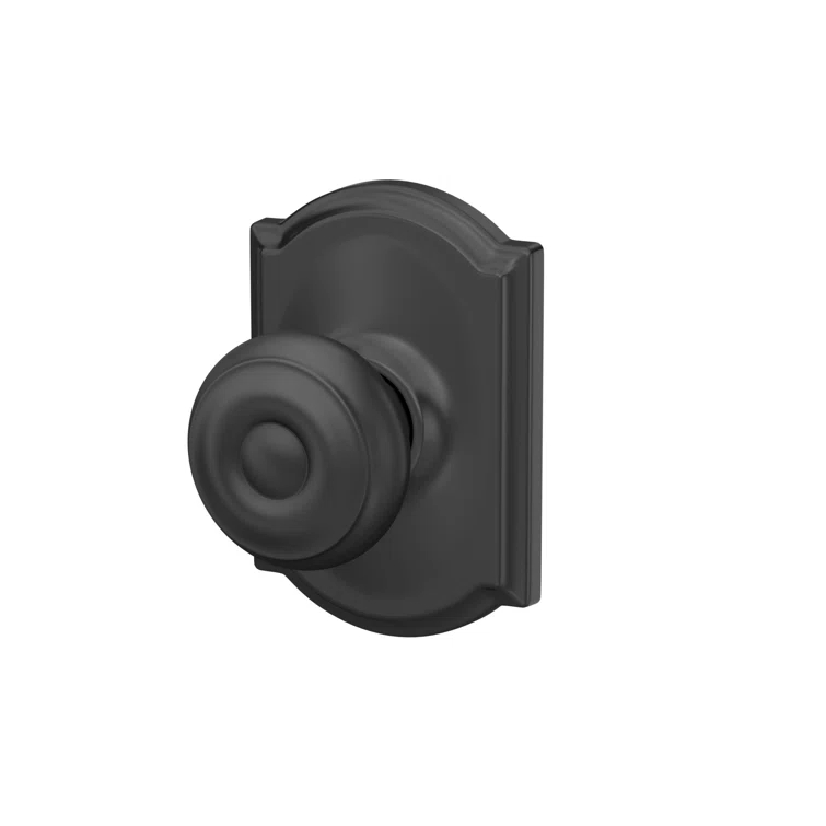 Georgian Passage Knob with Camelot Trim