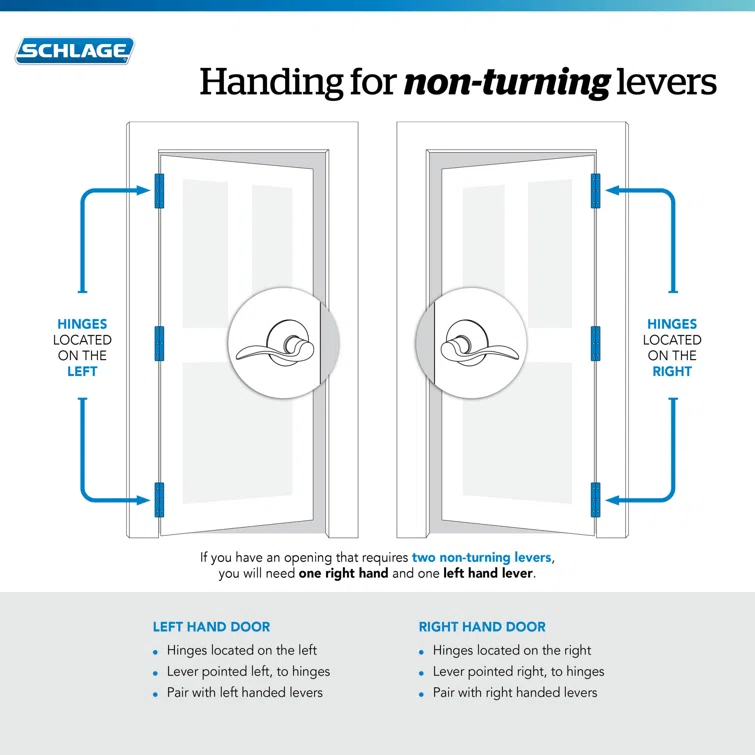 Merano Lever Non-Turning Lock