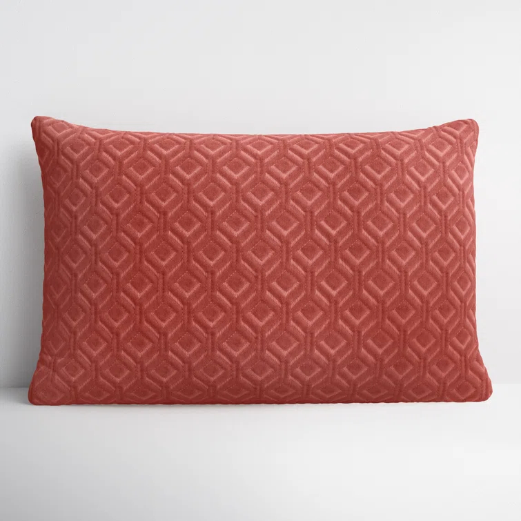 Ryans Embroidered Cotton Lumbar Throw Pillow