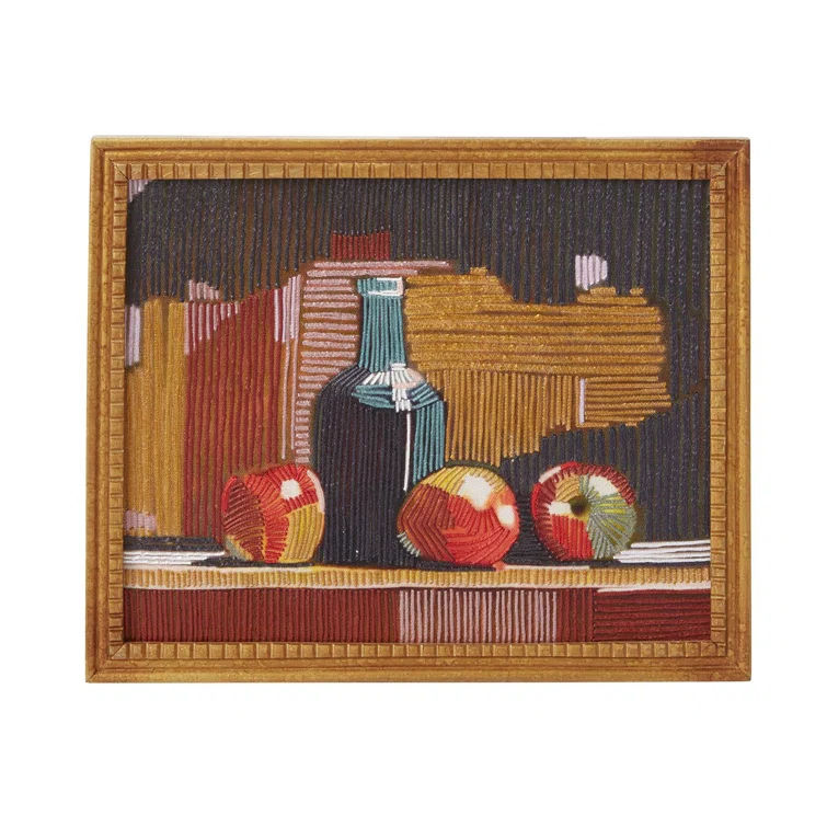 Framed On Natural Fibers Print